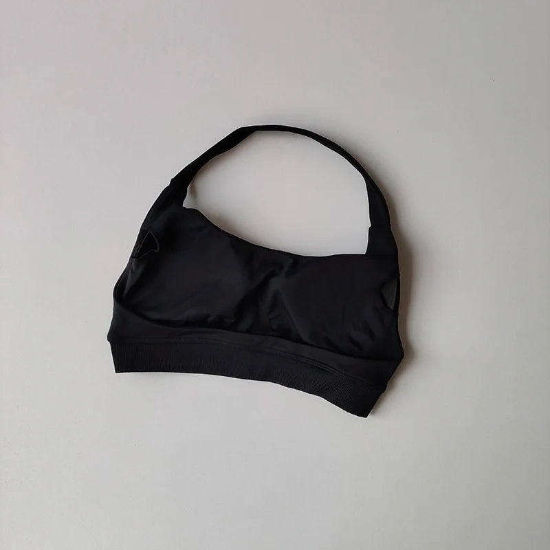 SKINOFSKIN Shockproof Seamless Padded Sports Bra Women Backless