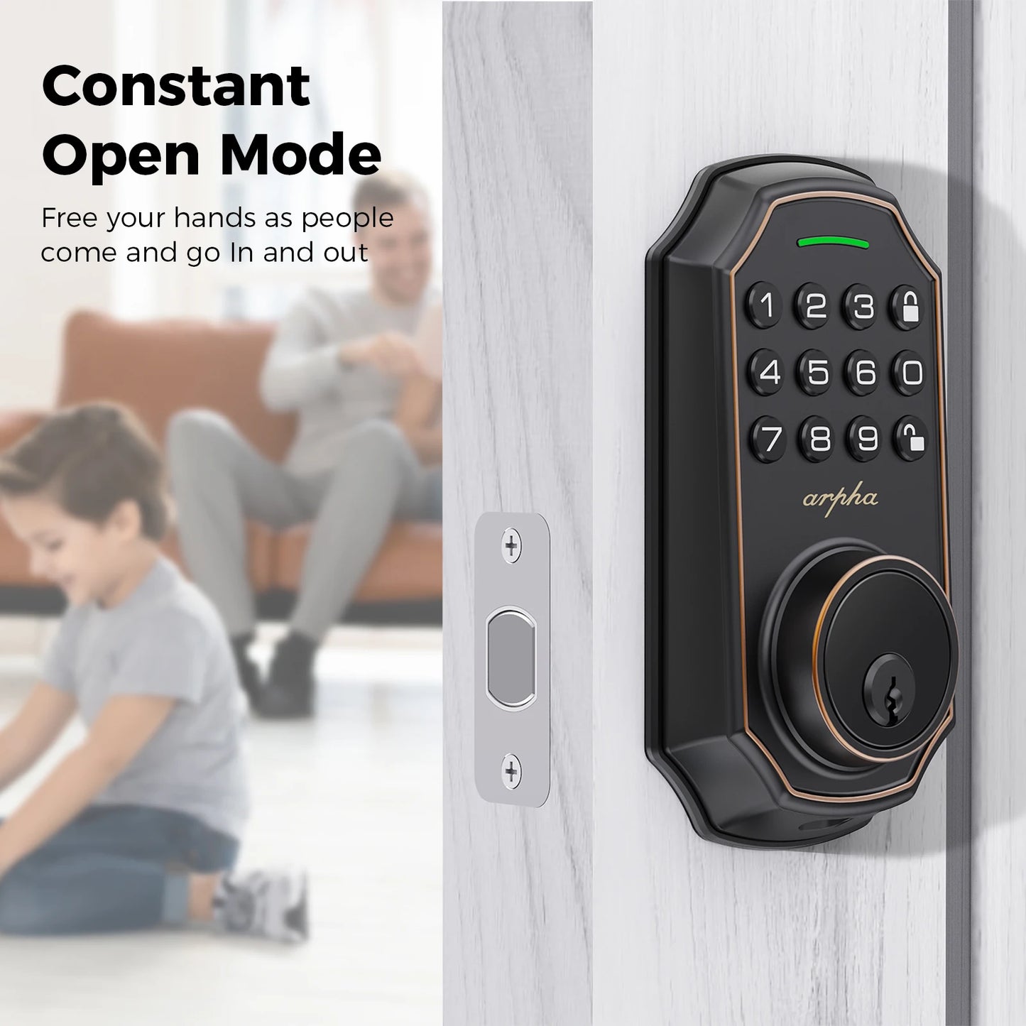 Arpha D180 Keyless Entry Door Lock With Smart Keypad