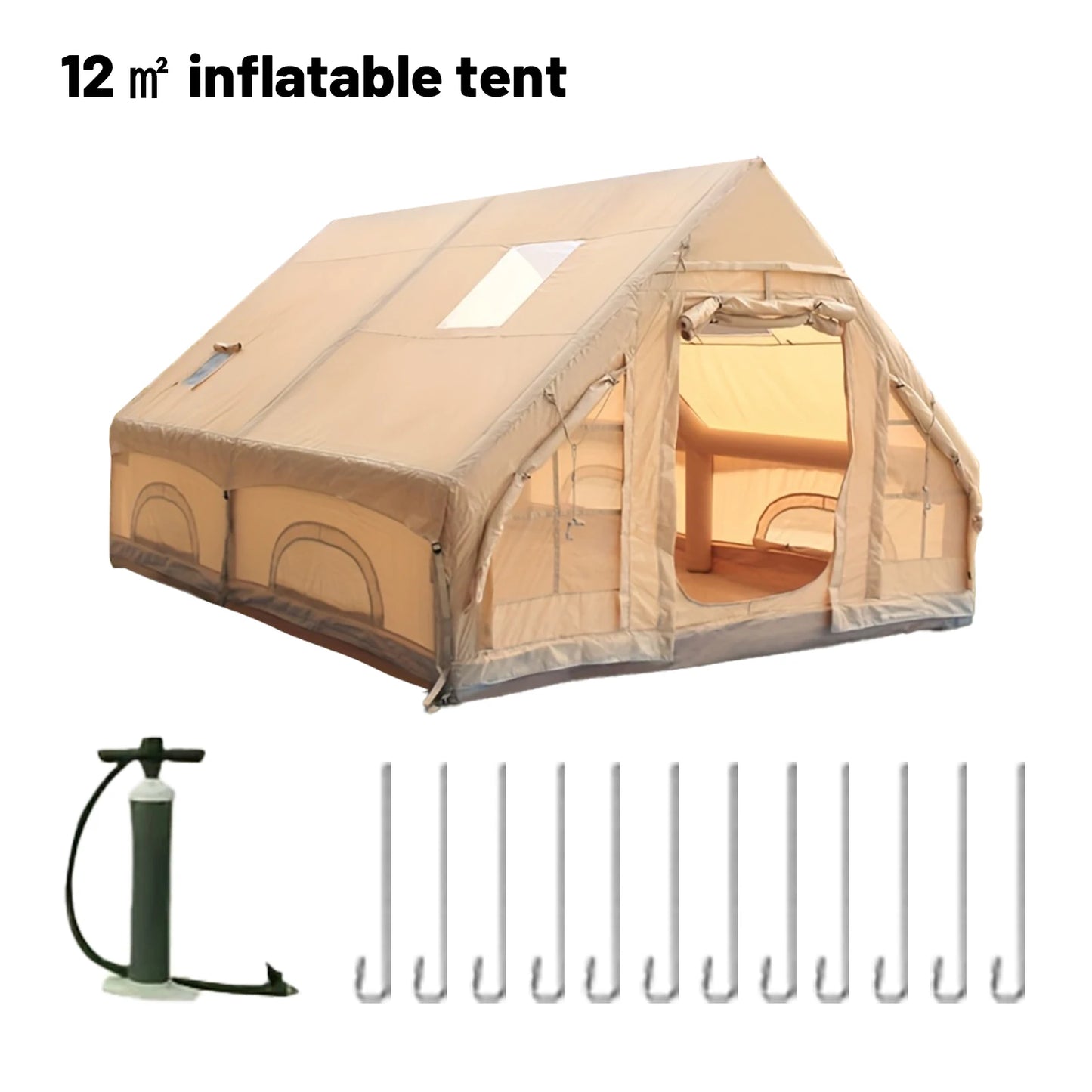 Pakicetus Inflatable Camping Tents for Adults and Families