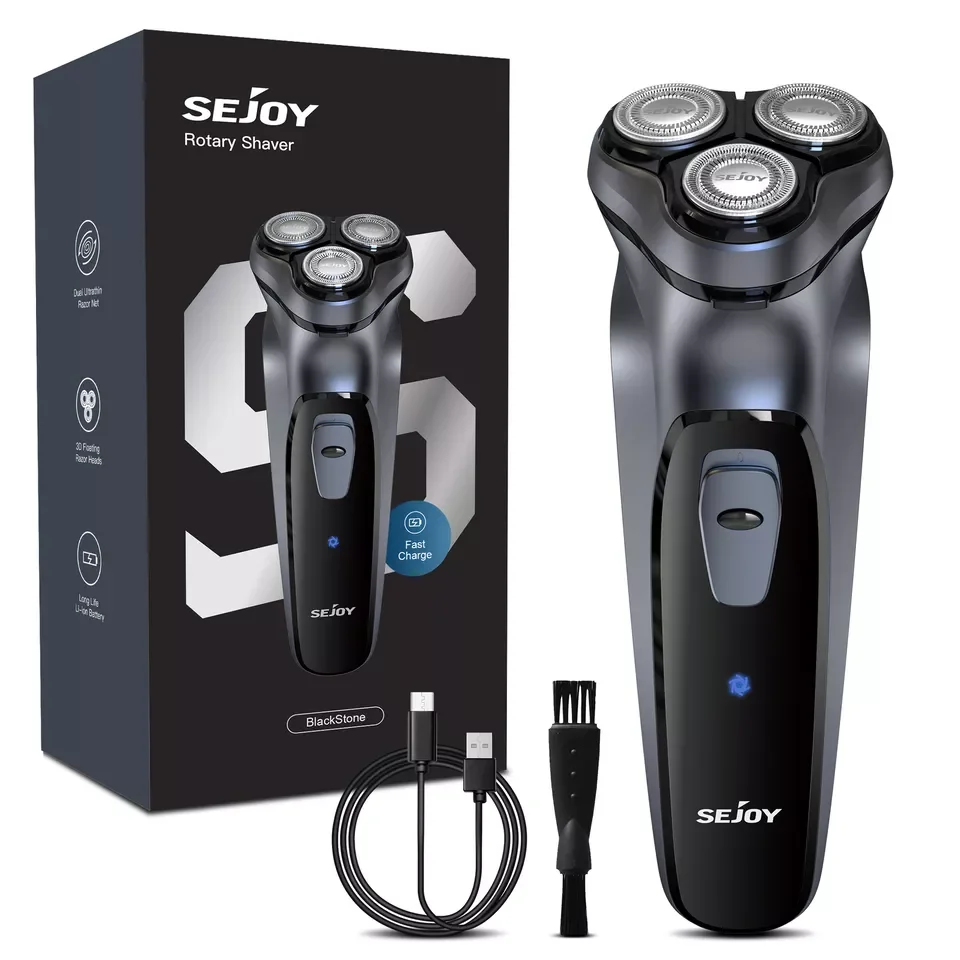 Sejoy Electric Razor For Men Rechargeable Shaver Floating Head
