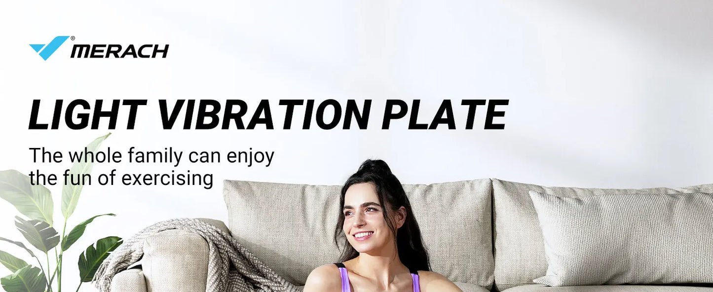 MERACH Vibration Plate Exercise Machine For Whole Body Workout