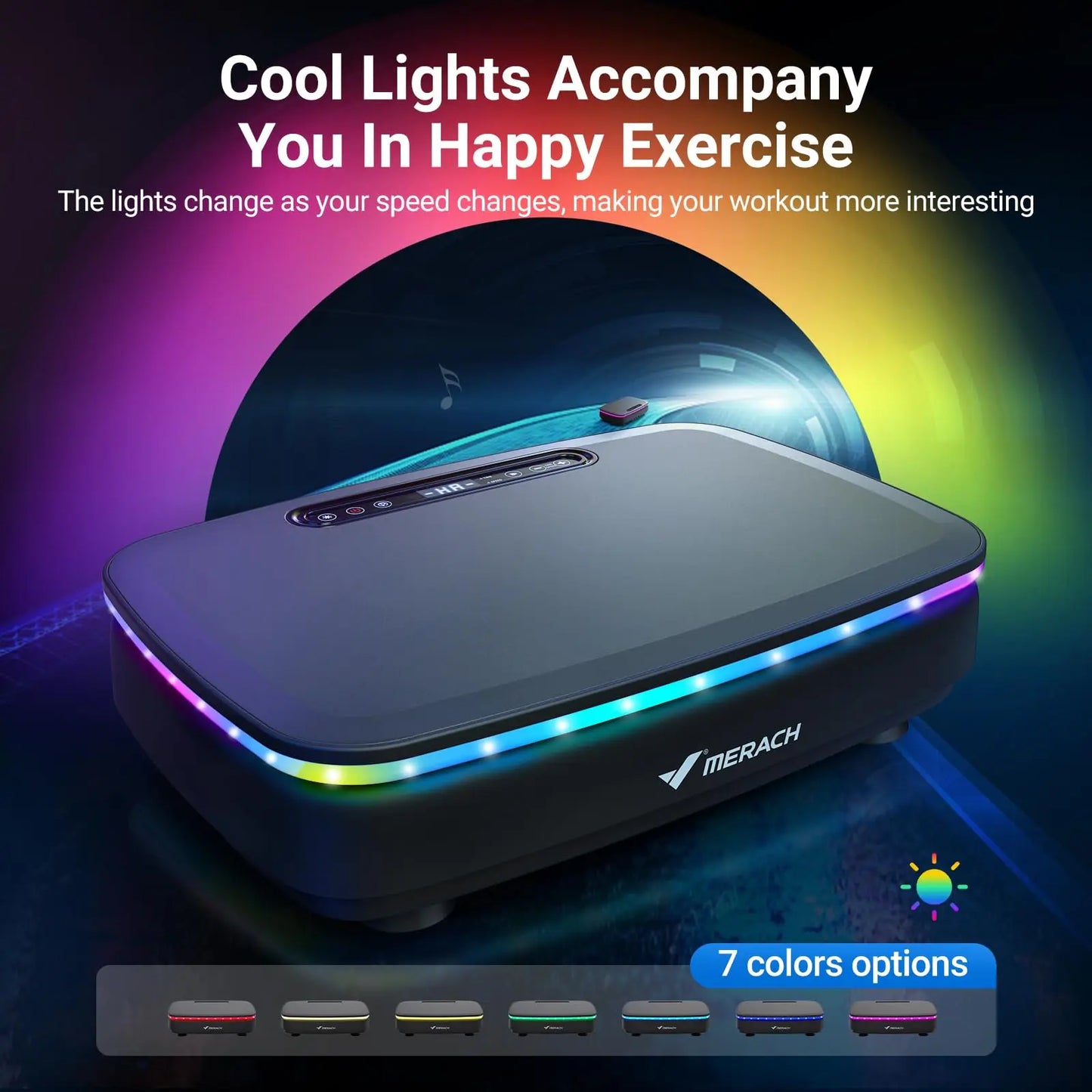 MERACH Vibration Plate Exercise Machine For Whole Body Workout