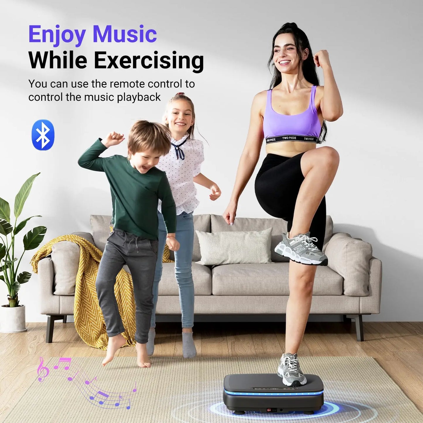 MERACH Vibration Plate Exercise Machine For Whole Body Workout
