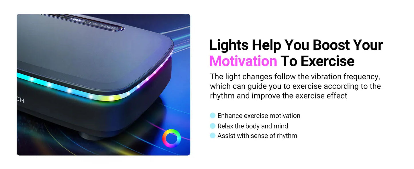 MERACH Vibration Plate Exercise Machine For Whole Body Workout