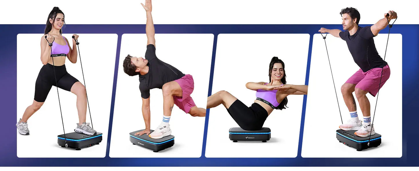 MERACH Vibration Plate Exercise Machine For Whole Body Workout