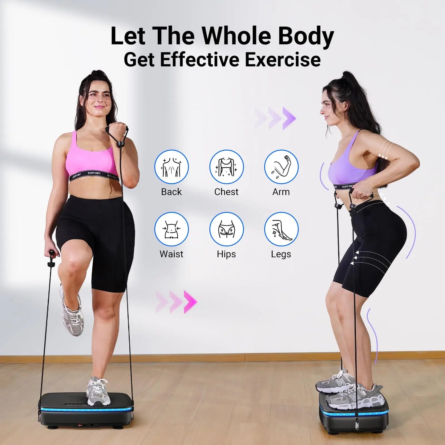 MERACH Vibration Plate Exercise Machine For Whole Body Workout