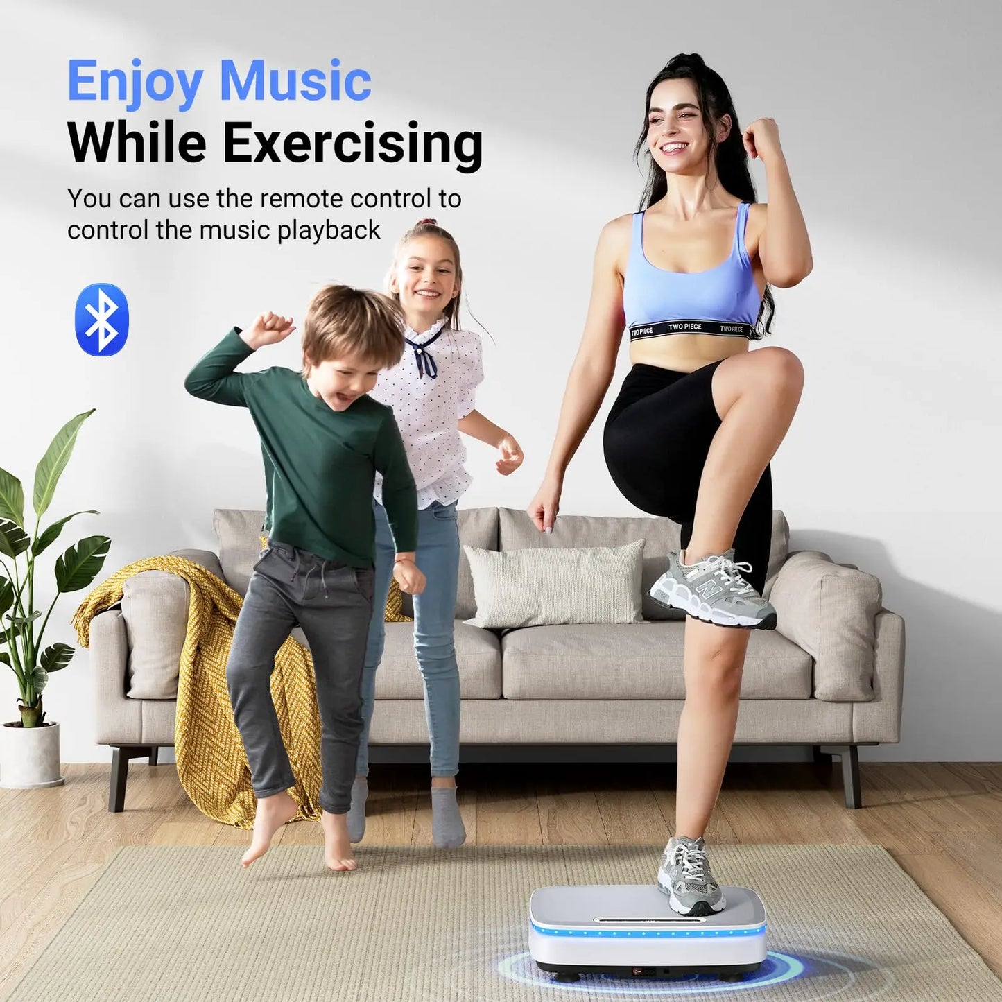 MERACH Vibration Plate Exercise Machine For Whole Body Workout