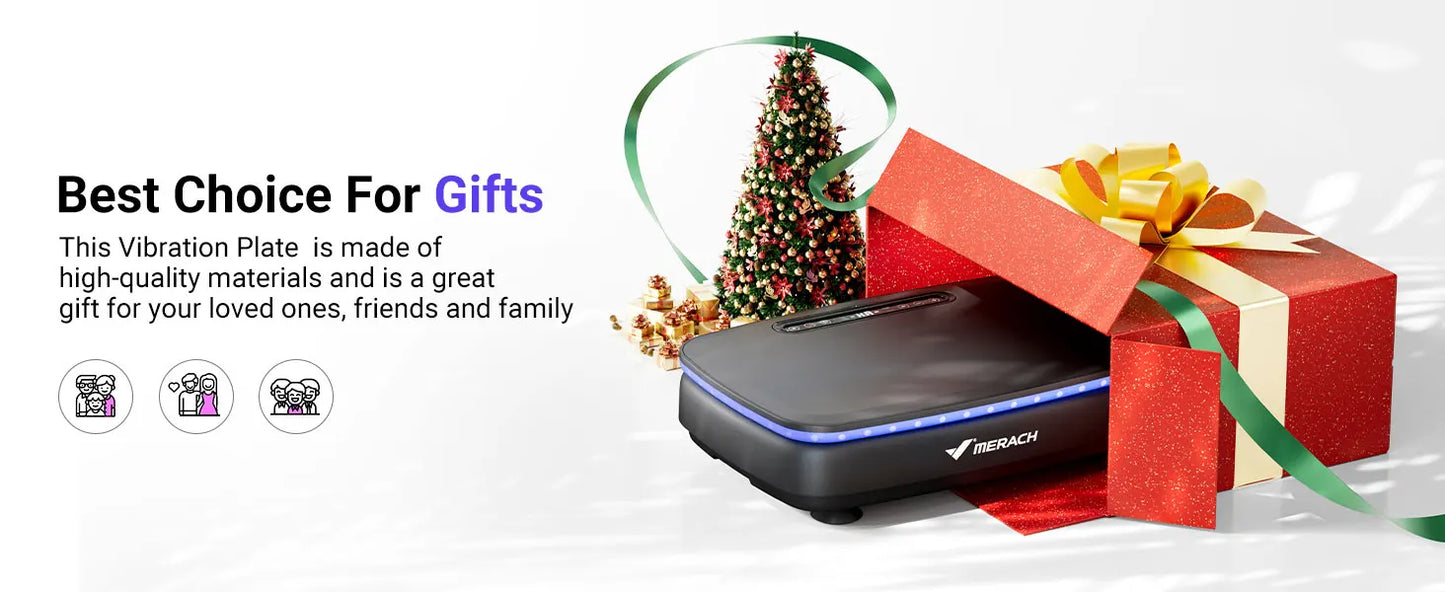 MERACH Vibration Plate Exercise Machine For Whole Body Workout