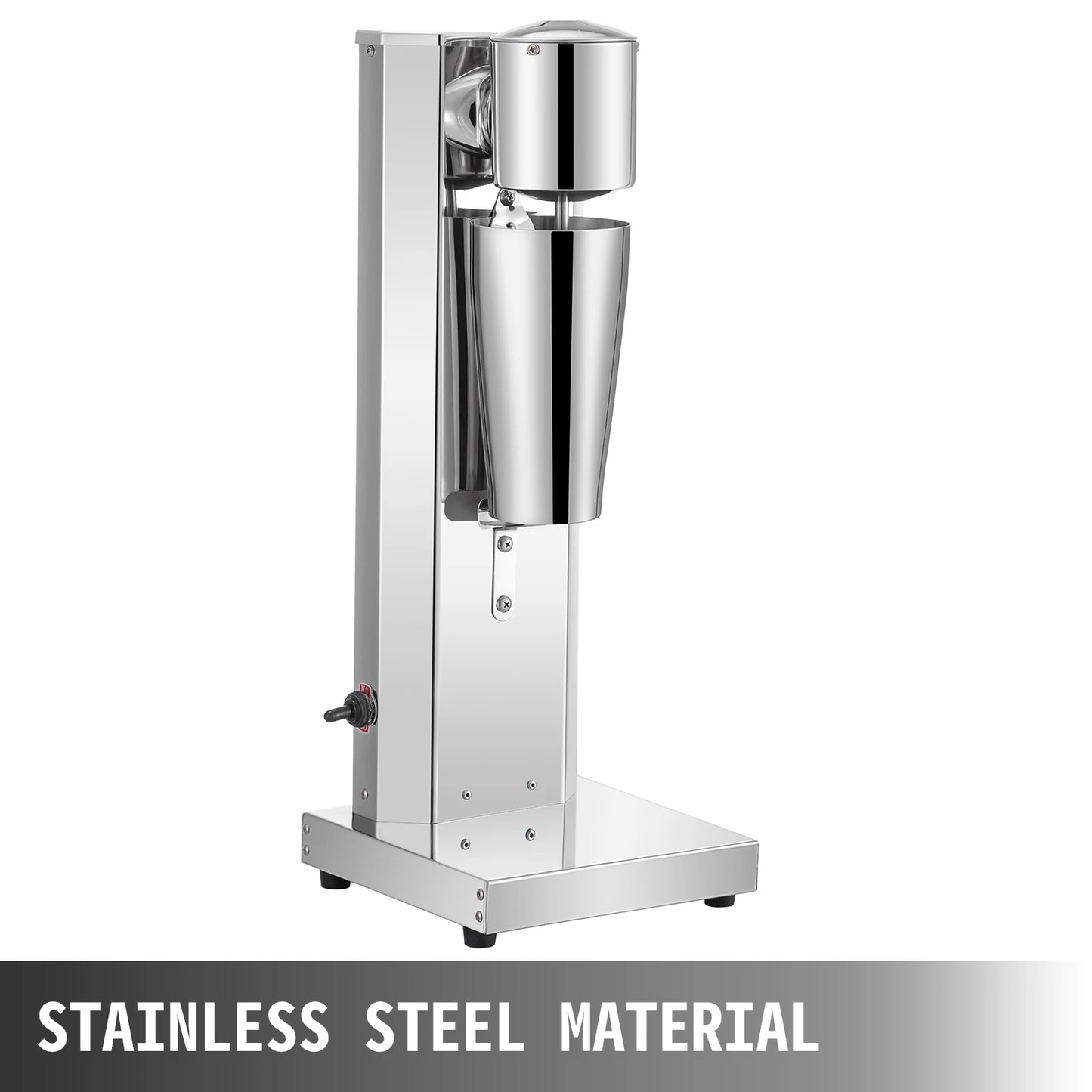 SucceBuy Commercial Milkshake Machine 800ml Stainless Steel Electric Single Head Milk Bubble Stirring Machine Smoothie Blender