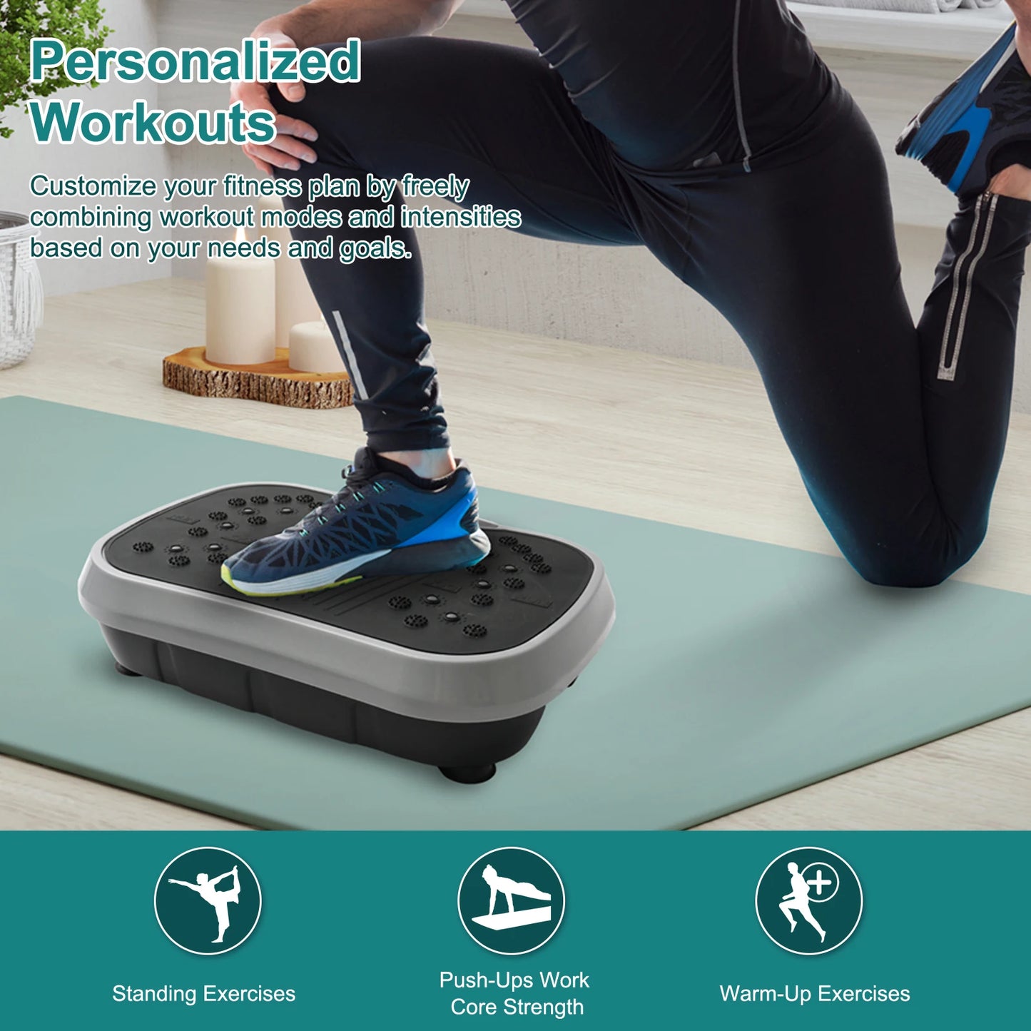 Fat Slinger Vibration Plate Exercise Machine For Home Fitness