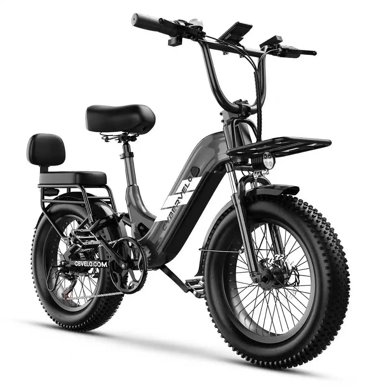 CYBERVELO Step Thru Electric Bike EK12 With 48V 20Ah Battery