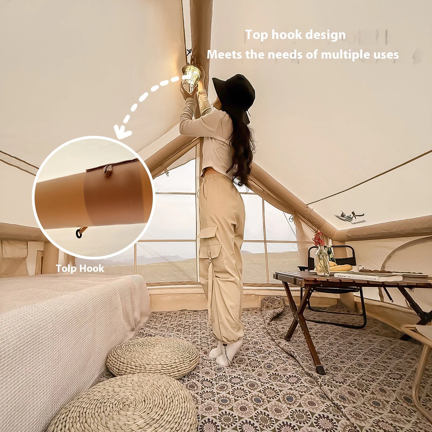 Pakicetus Inflatable Camping Tents for Adults and Families