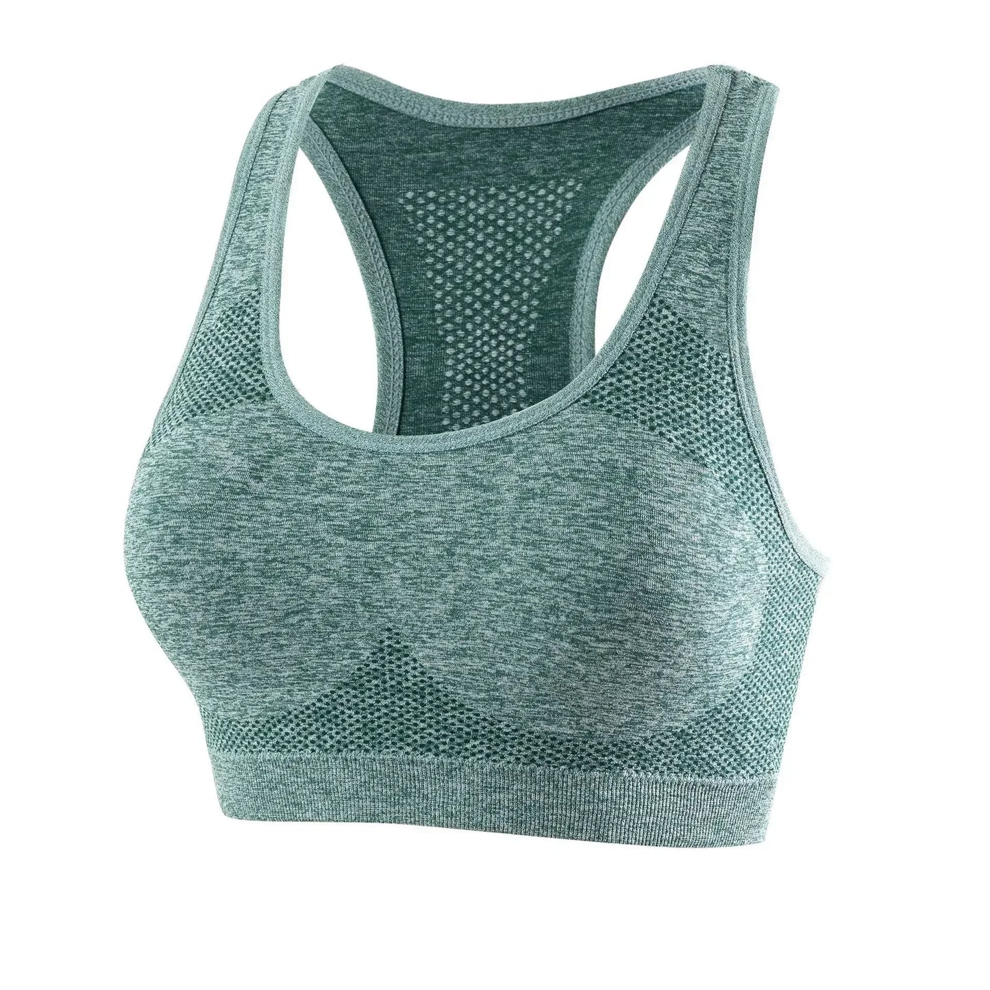 Yoga Set for Women Gym Clothes Seamless Sports Bra and Shorts