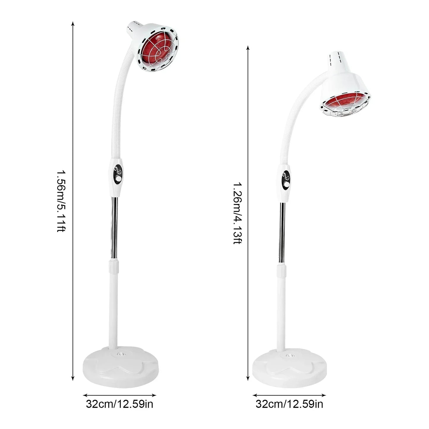Infrared Heat Lamp Salon Equipment 275W 110V Single Head