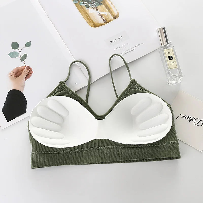 Backless Sports Bra for Women Breathable Nylon Bralette
