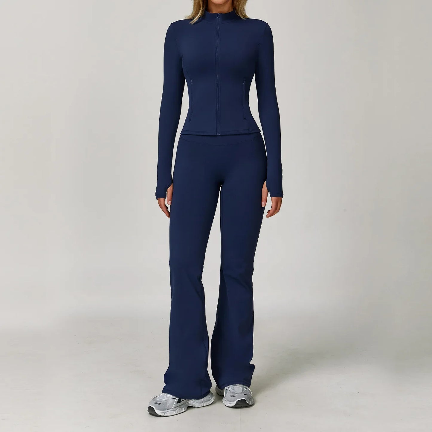NONECN Womens Gym Set Yoga Wear Breathable Quick Dry Activewear