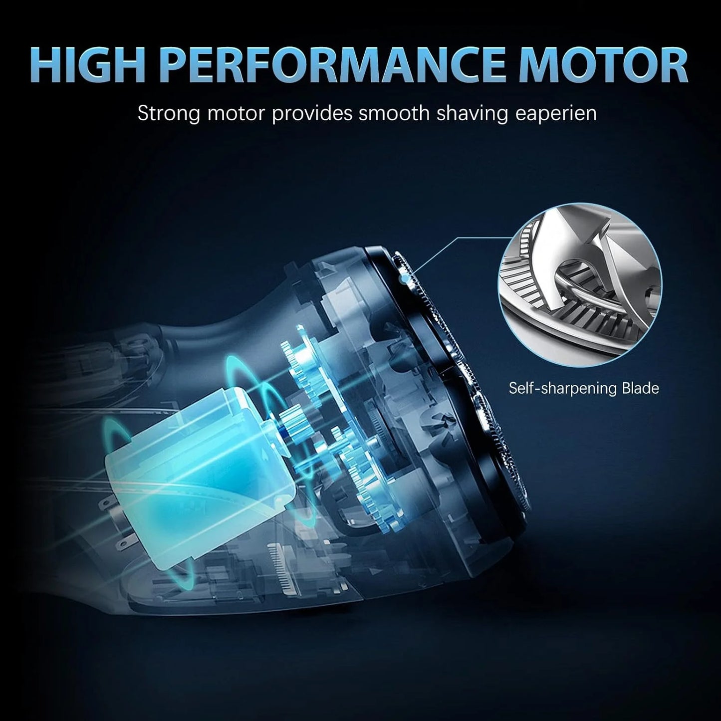 Sejoy Electric Razor For Men Rechargeable Shaver Floating Head