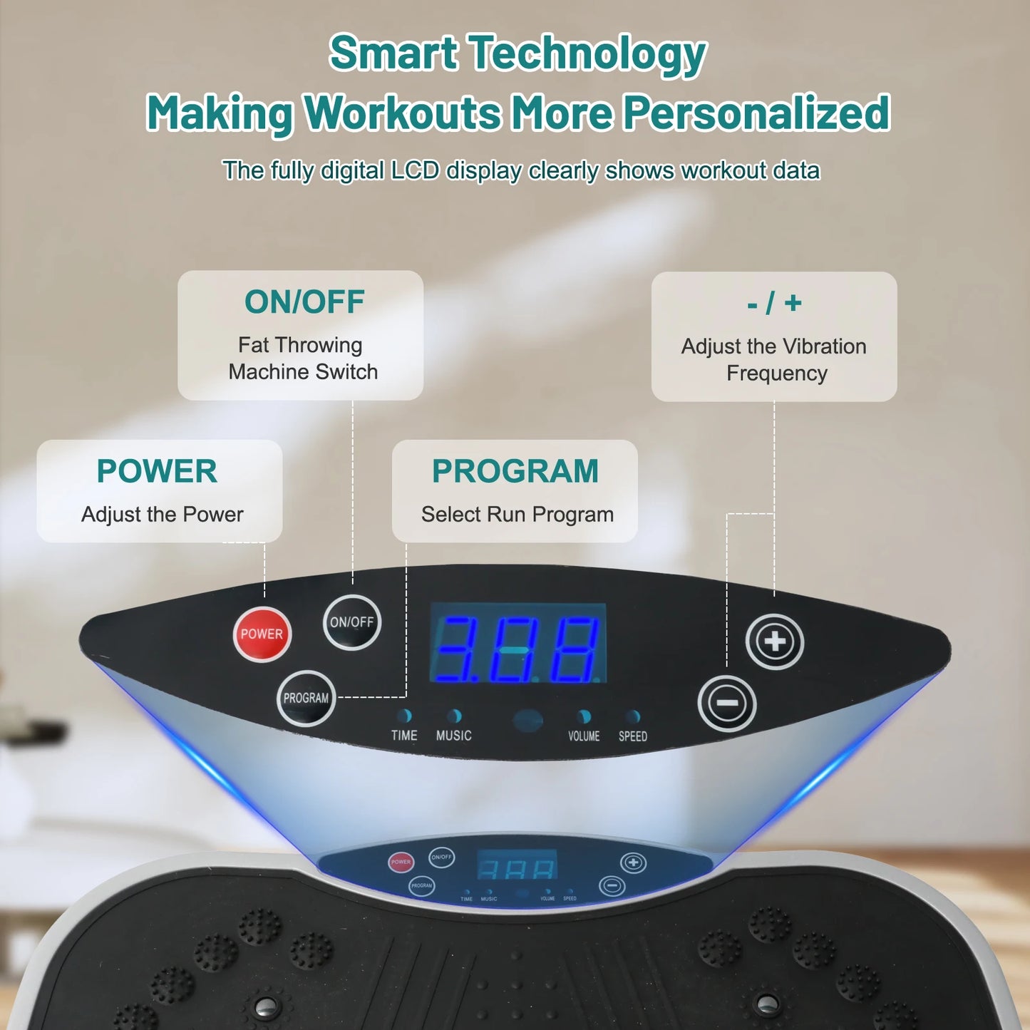 Fat Slinger Vibration Plate Exercise Machine For Home Fitness