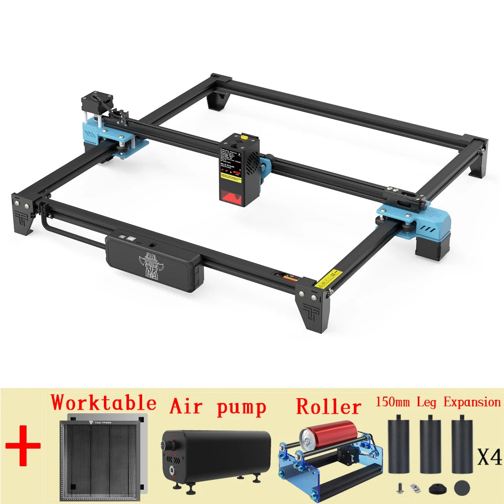 TwoTrees 130W CNC Laser Engraving Machine TTS-20 PRO APP Wifi Control Glass Metal Laser Engraver Wood Leather Cutting Machine