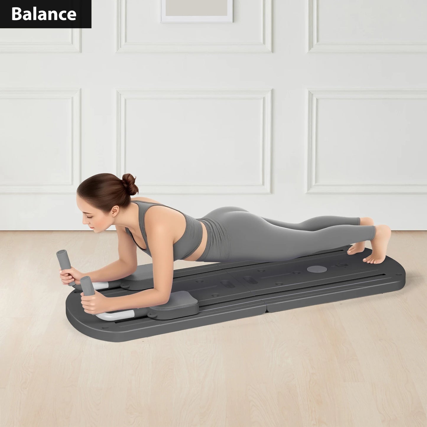 Abdominal Trainer 8-In-1 Core Strength Equipment For Home Gym