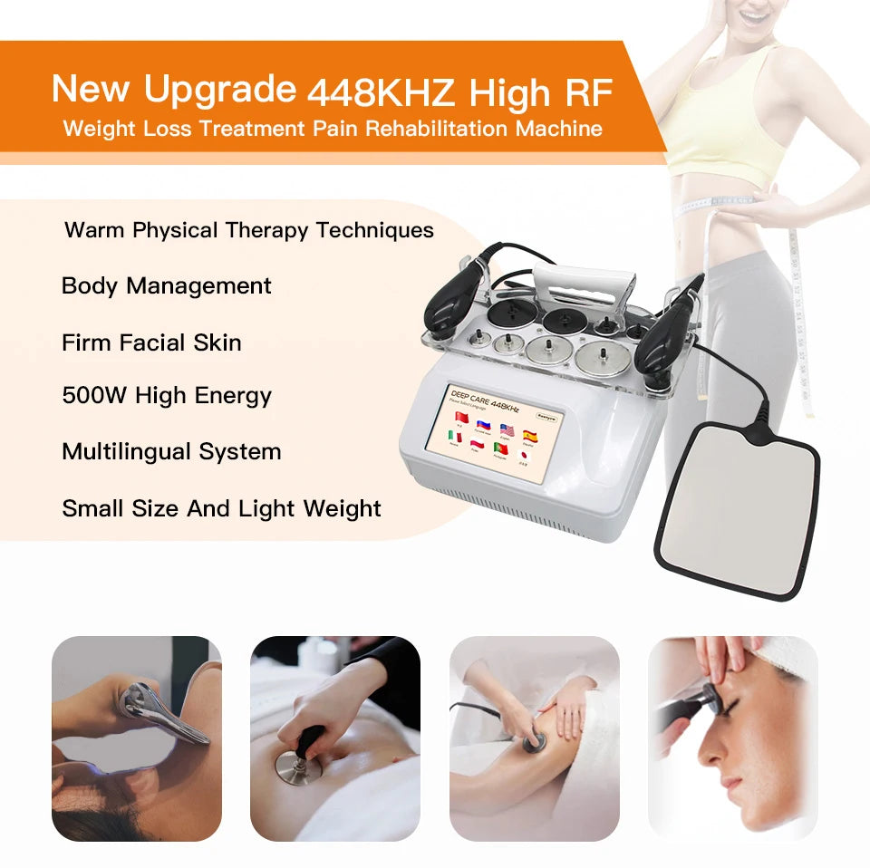 Kuanyew INDIBA CET RET RF Therapy Device For Skin Firming