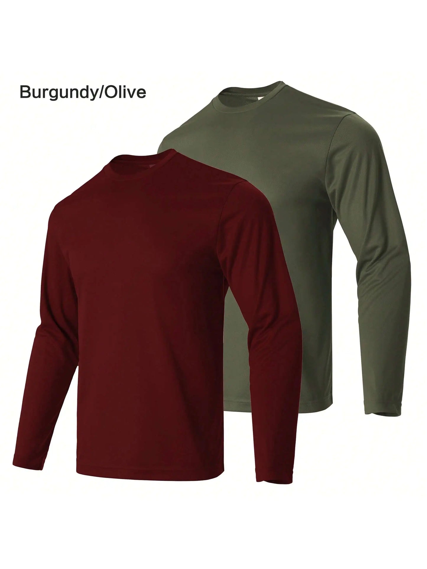 Unisex Performance Long Sleeve Tee Breathable Moisture Wicking
