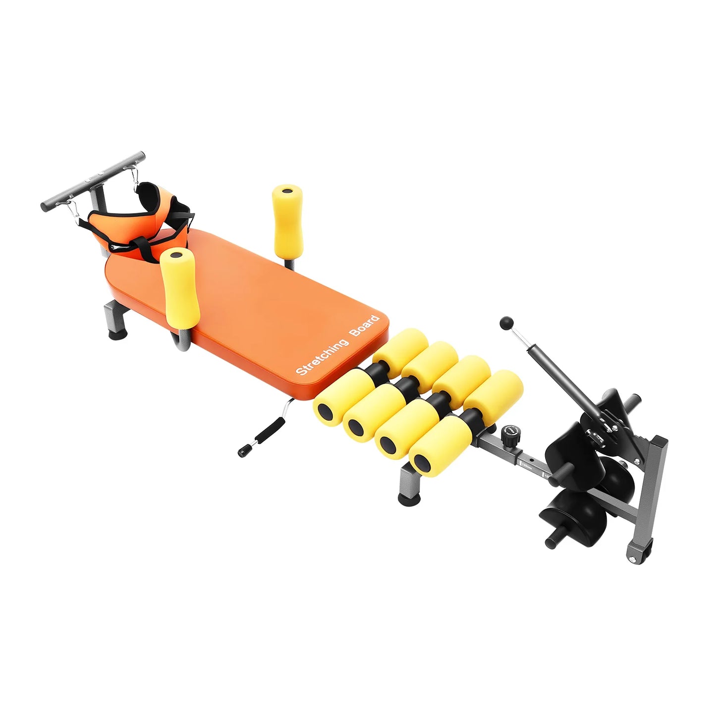 Adjustable Back Stretch Bench And Neck Stretcher For Spinal Decompression