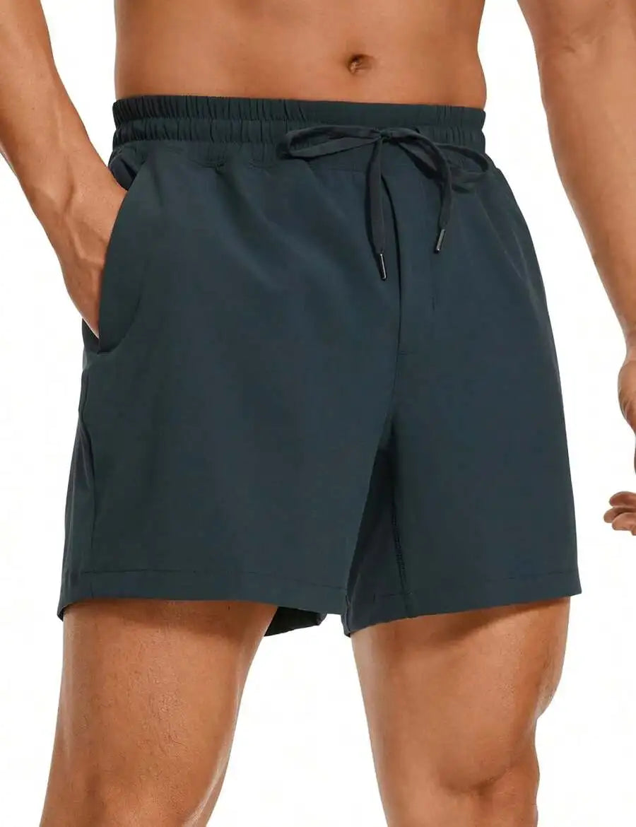 Men's Unlined Sports Shorts Lightweight Quick-Drying With Pockets