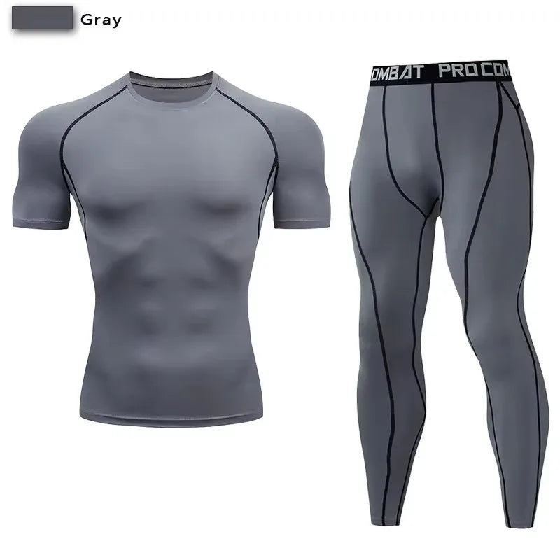 Women Compression Sportswear Set Two Piece Yoga Tracksuit