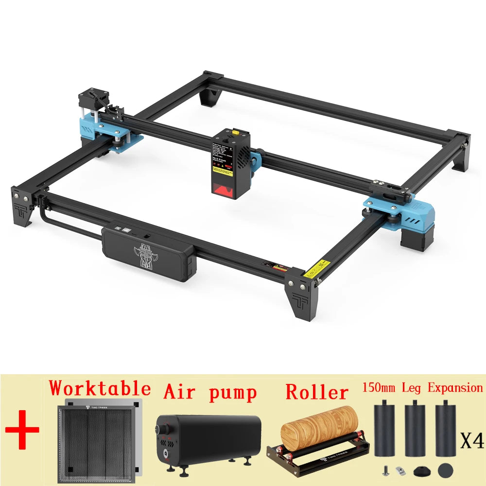 TwoTrees 130W CNC Laser Engraving Machine TTS-20 PRO APP Wifi Control Glass Metal Laser Engraver Wood Leather Cutting Machine