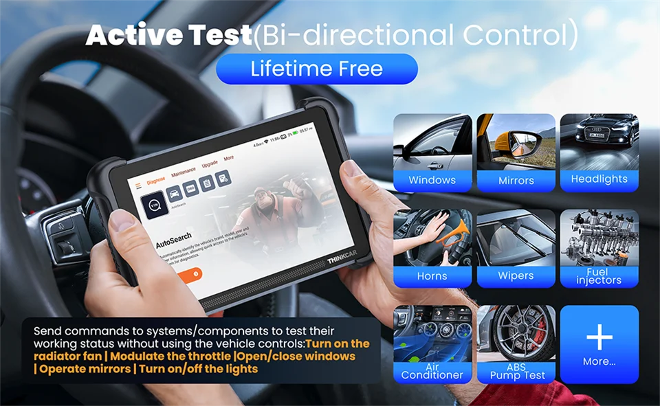 MUCAR OBD2 Diagnostic Tool 689BT CAN FD DOIP All Systems Scanner