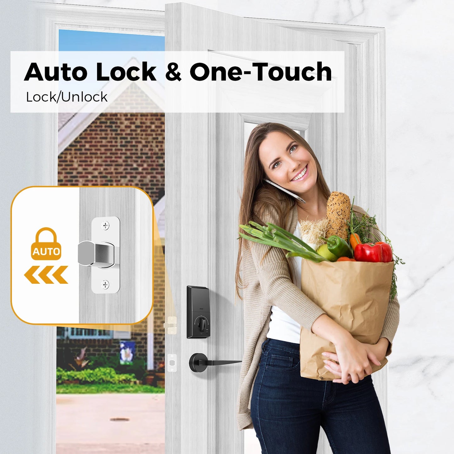 Arpha D180 Keyless Entry Door Lock With Smart Keypad