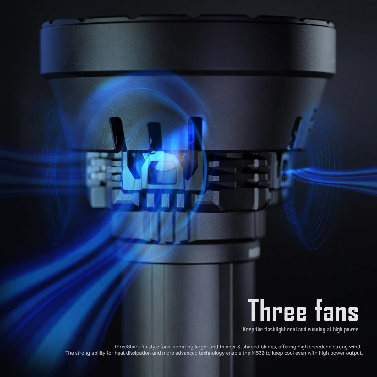 Imalent MS32 200000 Lumen Flashlight Rechargeable Searchlight