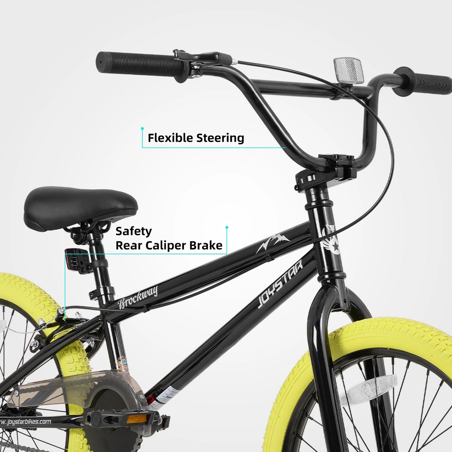 JOYSTAR Brockway Freestyle Kids BMX Bike for Beginner Riders
