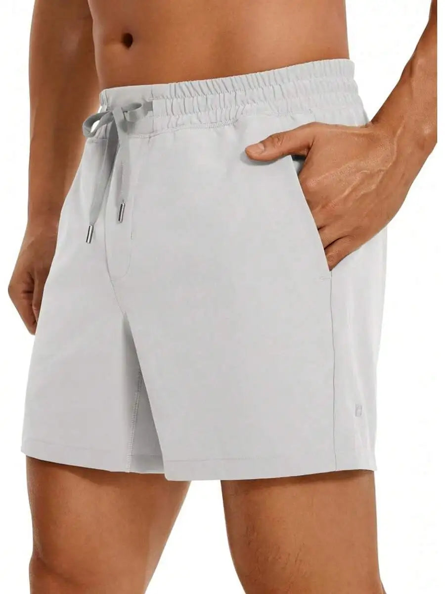 Men's Unlined Sports Shorts Lightweight Quick-Drying With Pockets