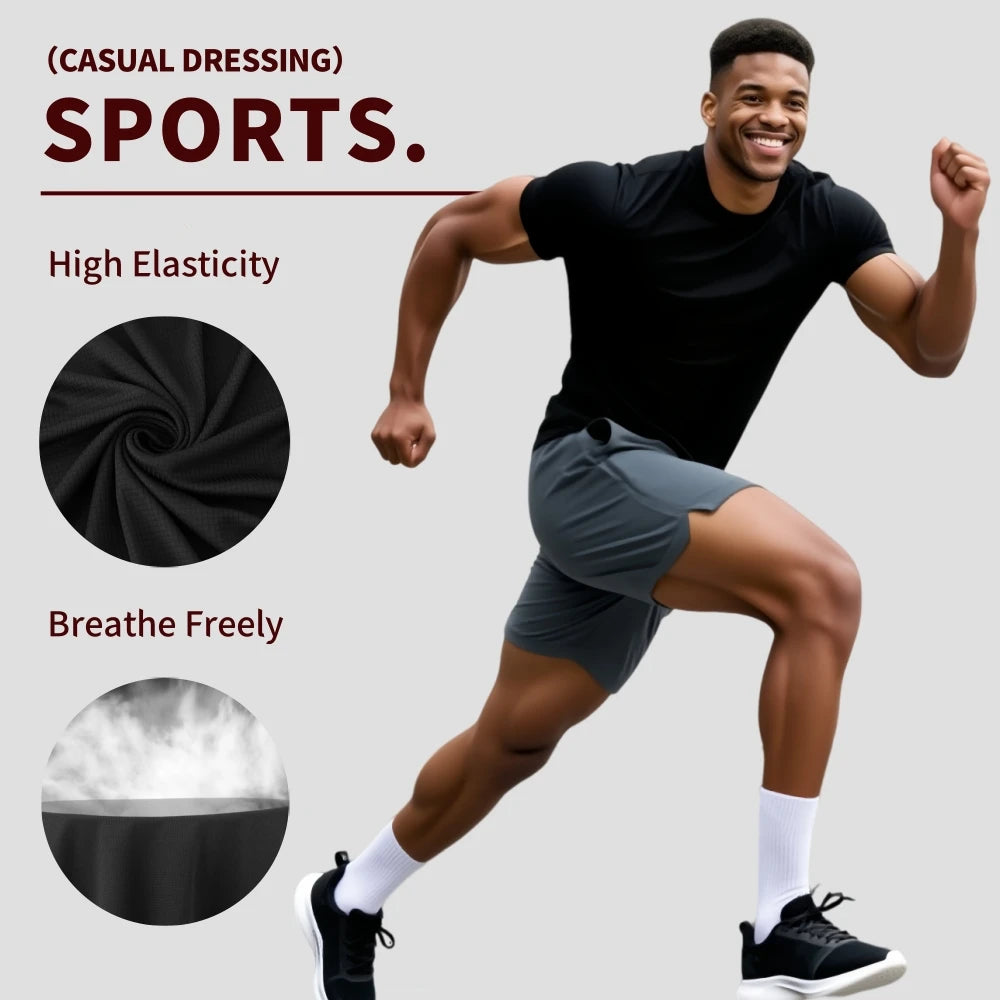 Men's Quick Dry Short Sleeve Lightweight Sports Shirt