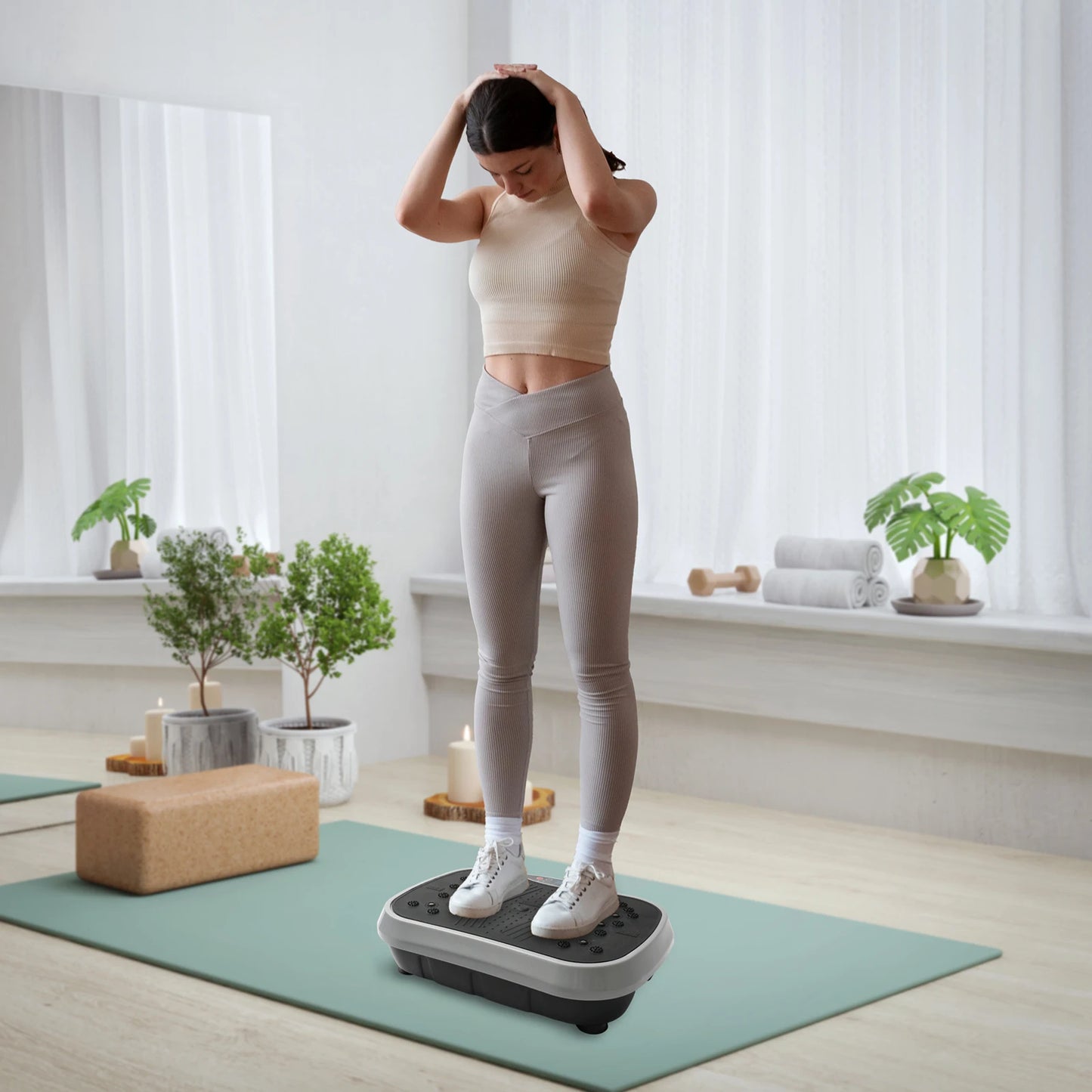 Fat Slinger Vibration Plate Exercise Machine For Home Fitness