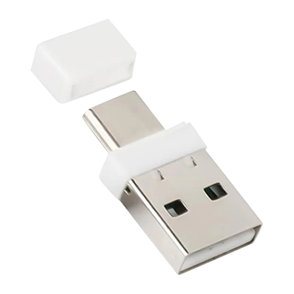 USB Type C 2 In 1 Mouse Jiggler Plug & Play Undetectable Mouse Shaker Prevent Laptop Entering Sleep Mouse Mover for Tablet PC
