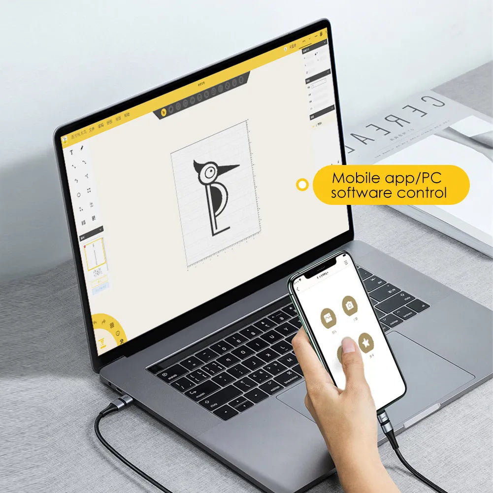 LaserPecker 10KW Laser Engraver CNC 4K Bluetooth 5.0 DIY Handheld Portable Engraving On Metal colored plastic Jewelry LP3
