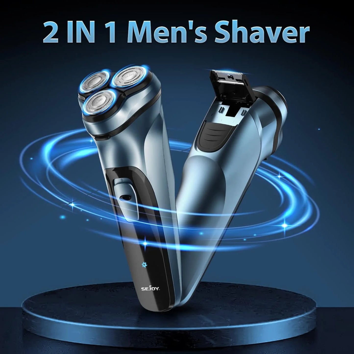 Sejoy Electric Razor For Men Rechargeable Shaver Floating Head