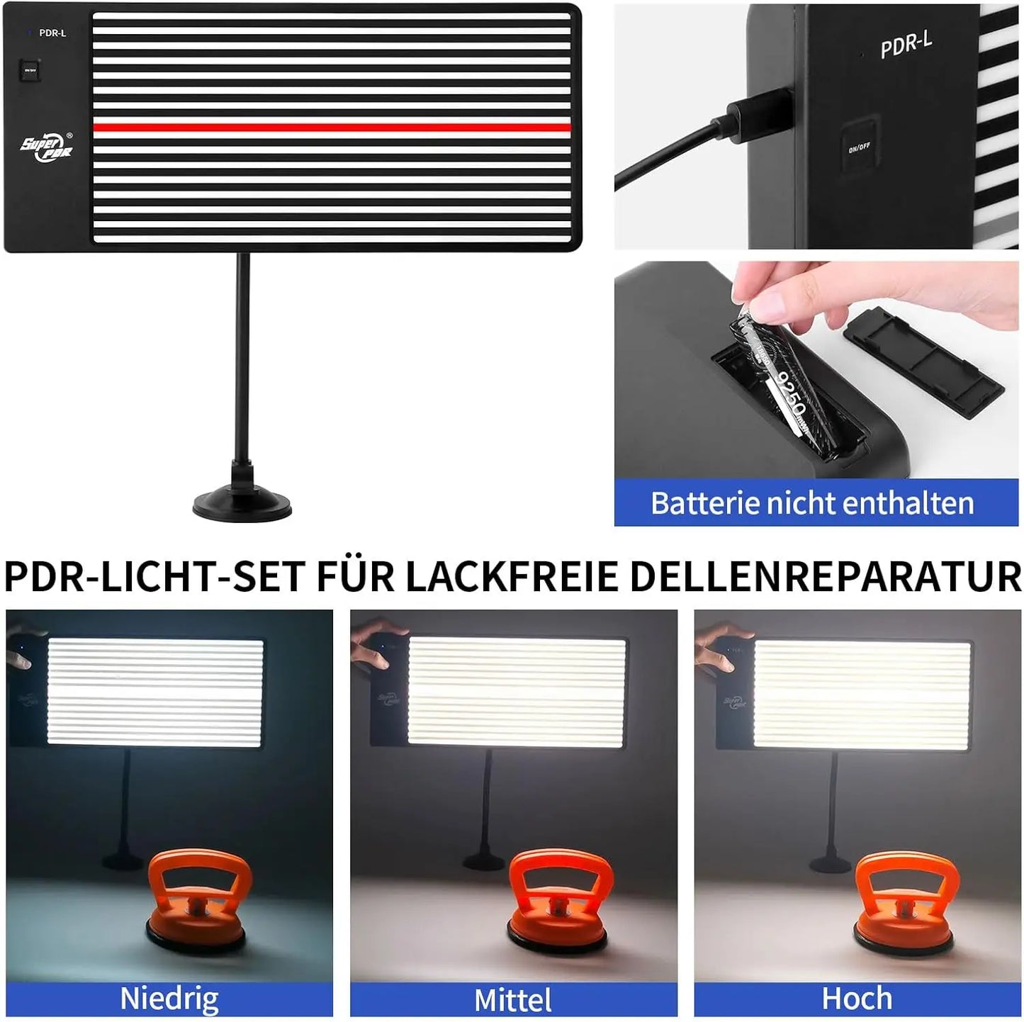 PDR Auto Paintless Body Dent Removal Kits Car Dent Repair Tools Automotive Dent Remover Suction Cup Dent Puller Tool Kit for Car