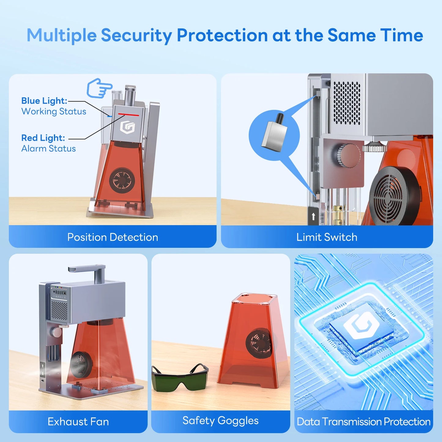 Nano Pro 12W Portable Laser Engraving Machine 5000mm/s High Precision Multi Function Metal Glass Wood Gift Engraver DIY Tool Kit