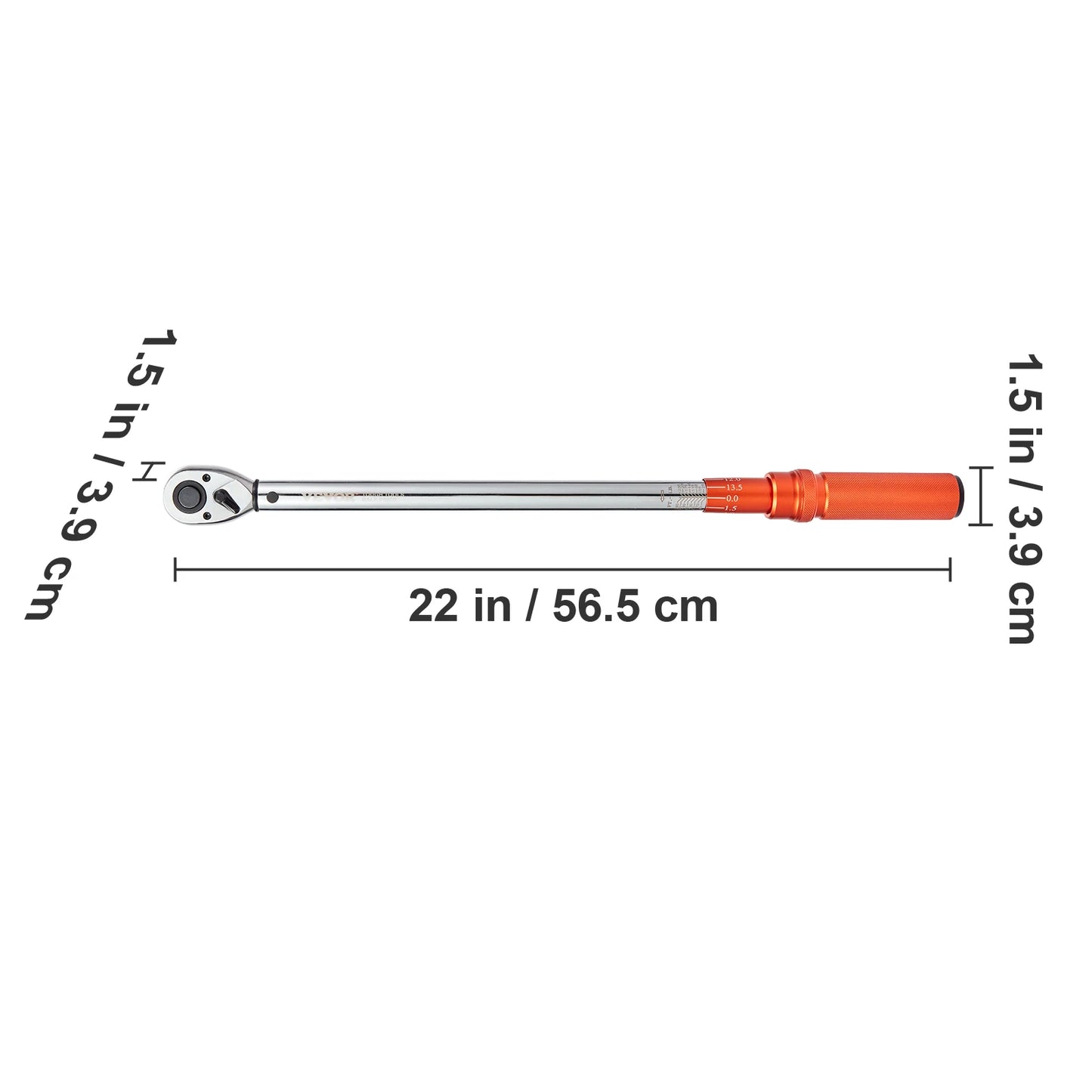 SucceBuy 1/2" 1/4" 3/8" Mechanical Torque Wrench Set Precision Pointer Hand Tools Torque Wrench Mechanical Car Repair Tool