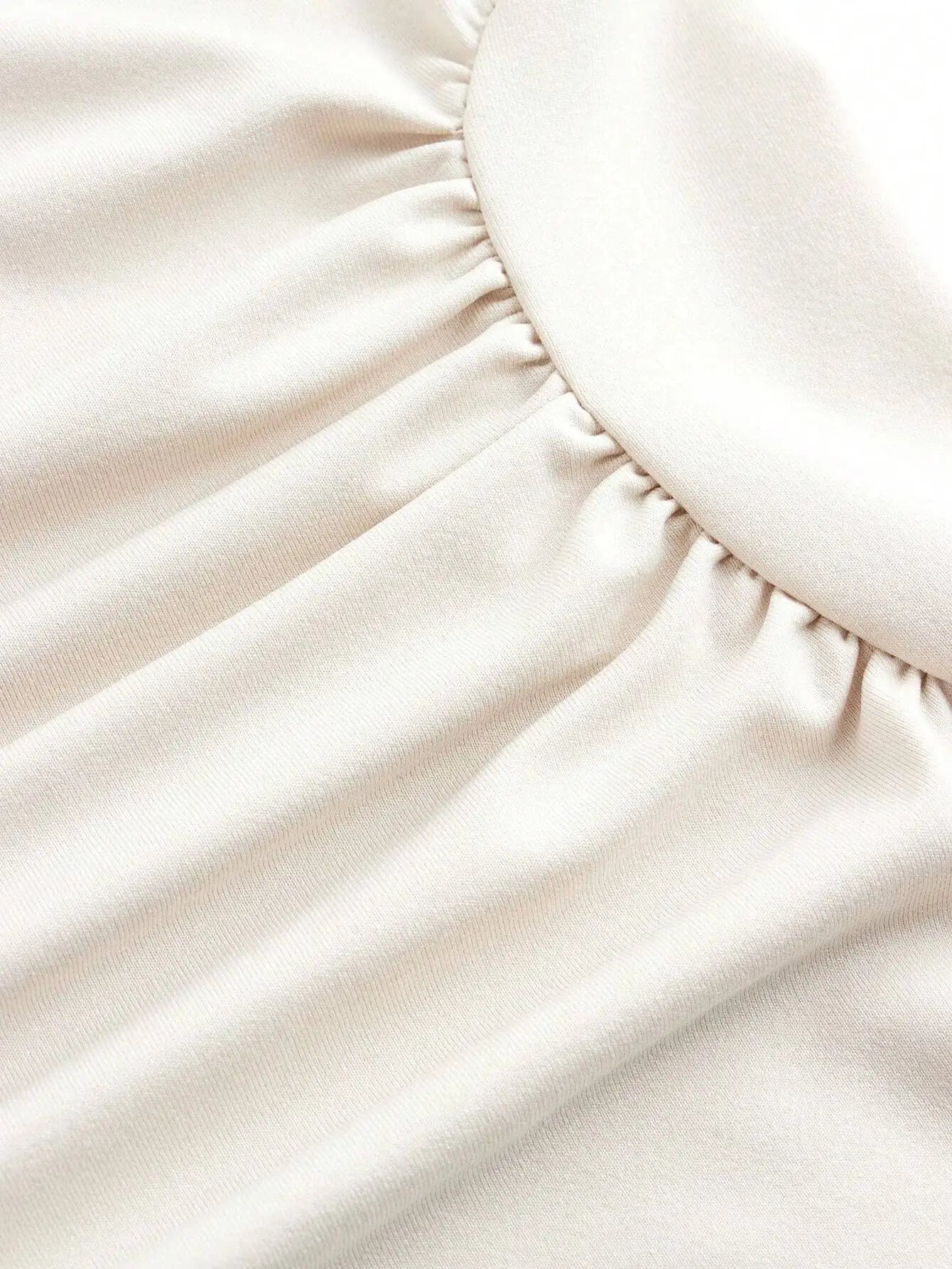 Halter Neck A Line Dress With Ruched Waist Summer Wear
