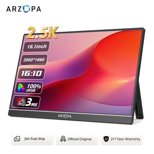 Arzopa Z1RC Portable 2K Monitor with Type-C HDMI
