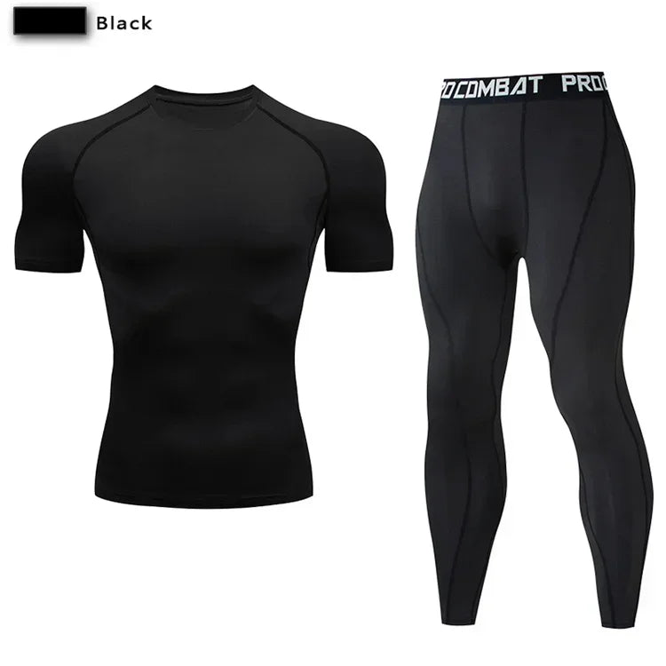Women Compression Sportswear Set Two Piece Yoga Tracksuit