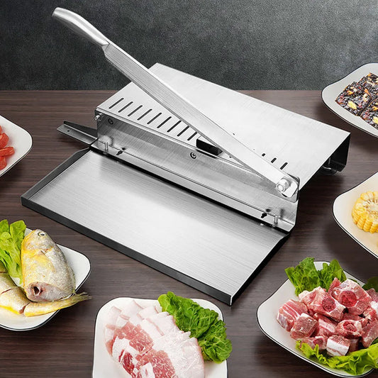 Frozen Meat  Bone Cutting Machine Commercial Slicer Minced Lamb Bone Meat Cutter Chicken Duck Fish Rib Lamb Cutting Kitchen Tool