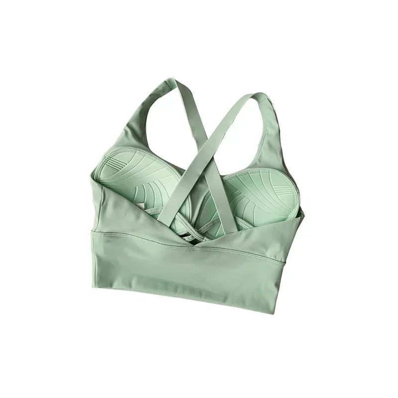 Push Up Sports Bra For Running And Yoga All In One Shock Proof