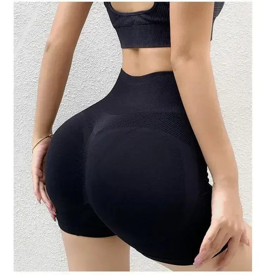 Yoga Set for Women Gym Clothes Seamless Sports Bra and Shorts