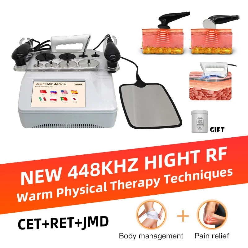 Kuanyew INDIBA CET RET RF Therapy Device For Skin Firming